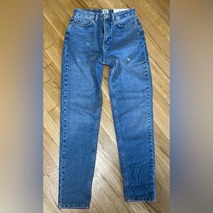 Urban Outfitters BDG Mom Classic Blue Straight Leg Jeans